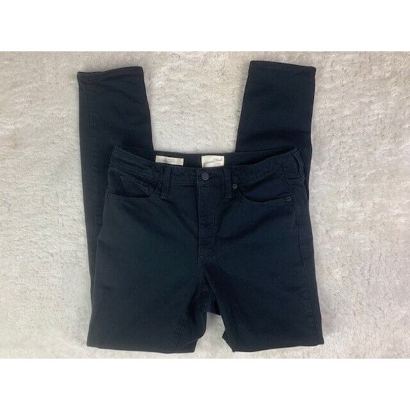 Universal Thread Size 8 Womens Jeans Black High Rise Skinny Stretch - Picture 3 of 6